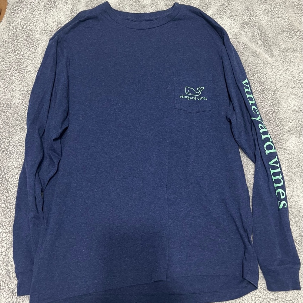 Vineyard Vines Men’s Navy Long Sleeve Tee